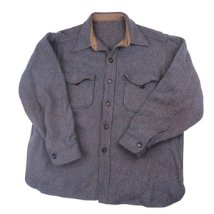 Vintage Brandless Wool Shirt Jacket - L