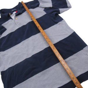Vintage Tommy Hilfiger Striped Rugby Shirt - M