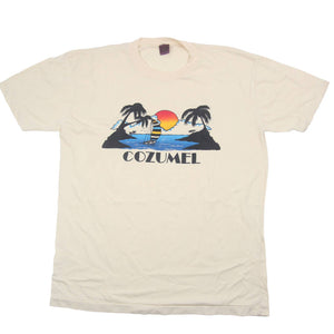 Vintage 80s Cozumel Graphic T Shirt- XL