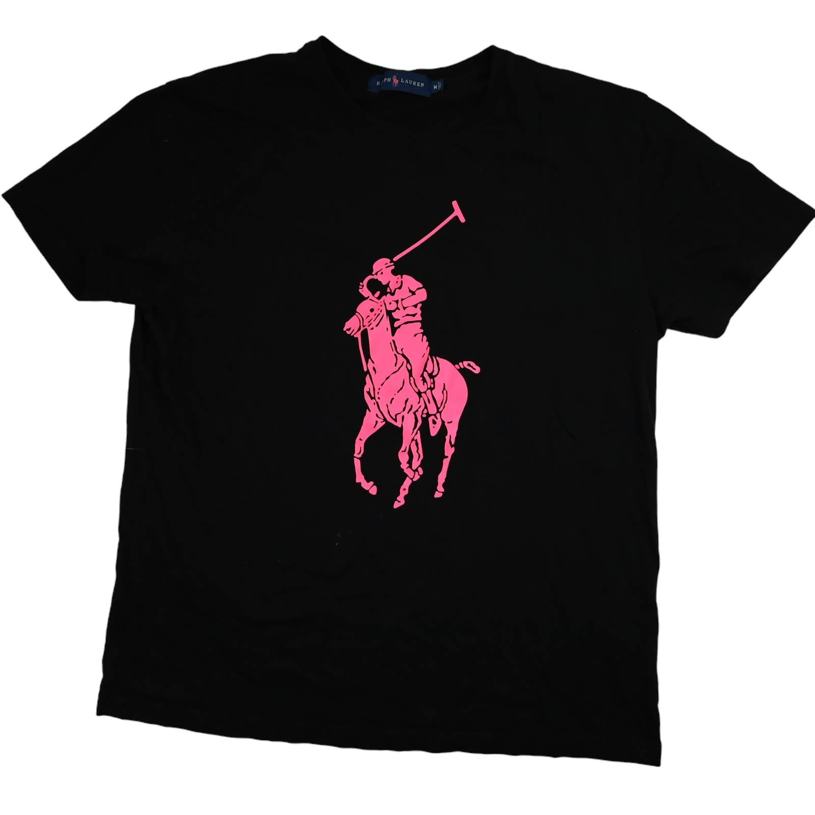 Polo Ralph Lauren Pink Pony Walk Graphic T Shirt - M – Jak