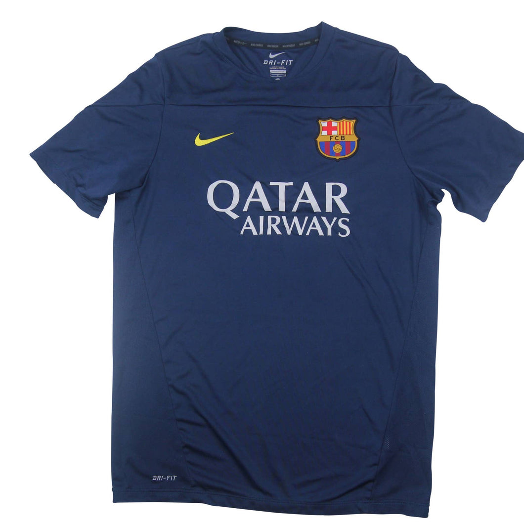 Nike F.C.Barcelona Qatar Airlines Soccer Jersey - L