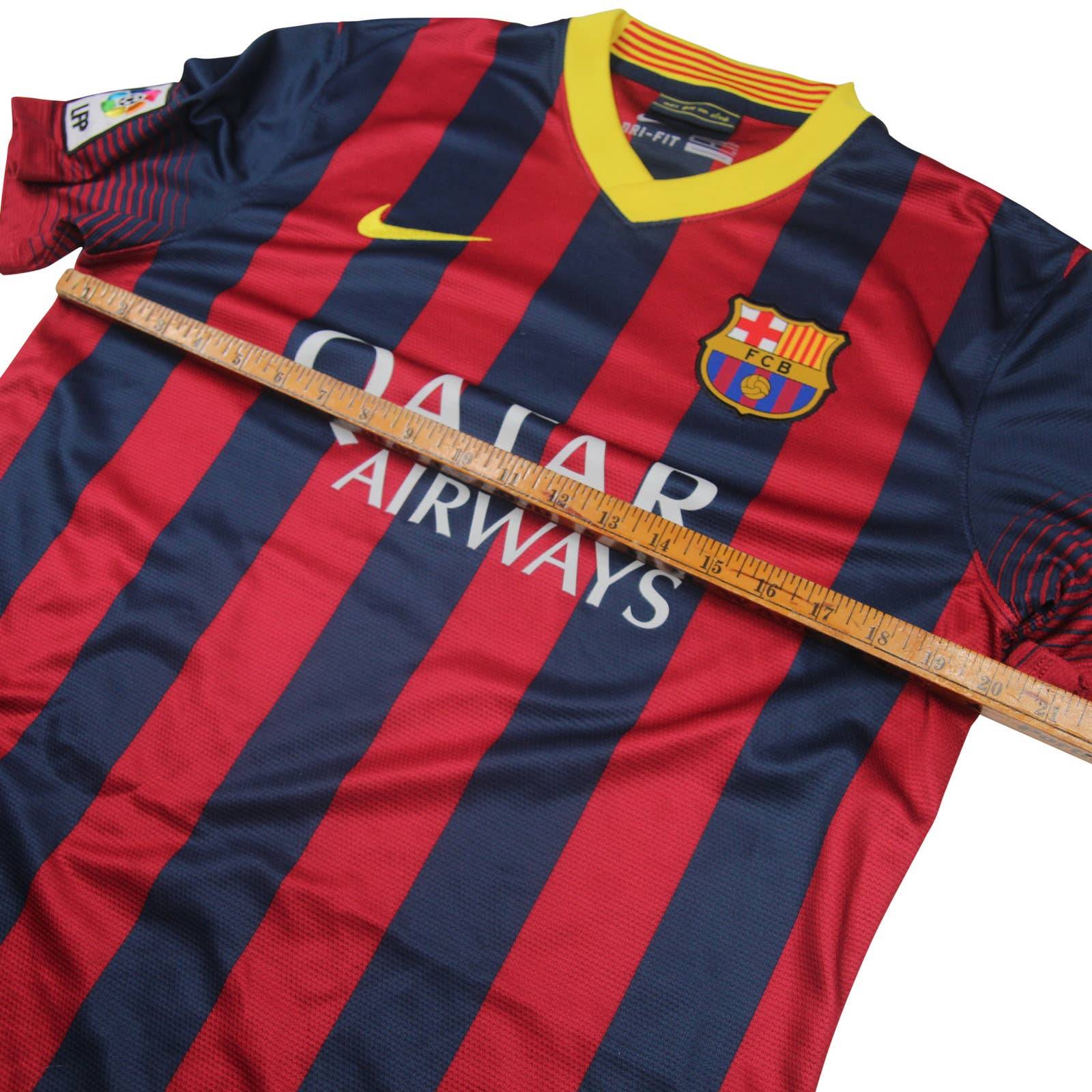 13-14 Barcelona Home Soccer Jersey Shirt  Soccer jersey, Barcelona  jerseys, Barcelona soccer