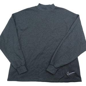 Vintage 90s Nike Mock Neck Sweatshirt - M