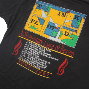 Vintage 1987 Pink Floyd A momentary Lapse of Reason Tour T Shirt - M