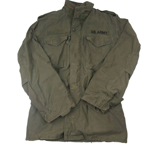 Vintage Military Surplus Alpha Industries M65 Cold Weather Field Jacket OG-107 - S