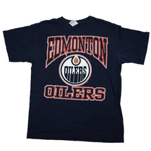 Load image into Gallery viewer, Vintage Edmonton Oilers Hockey Graphic T Shirt - M