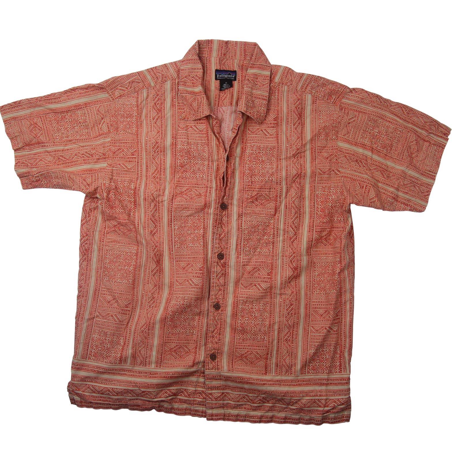 Vintage Patagonia Organic Cotton Allover Design Button Down Shirt