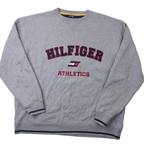 Vintage Tommy Hilfiger Athletics Spellout Sweatshirt - L