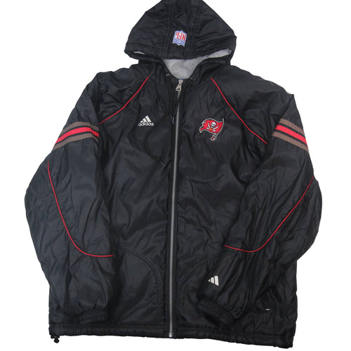 Vintage Adidas Tampa Bay Buccaneers Big Logo Winter Coat - L