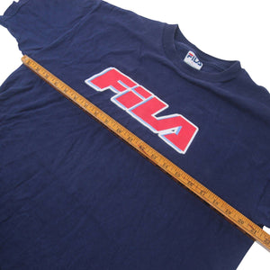 Vintage Fila Spellout Graphic T Shirt - L