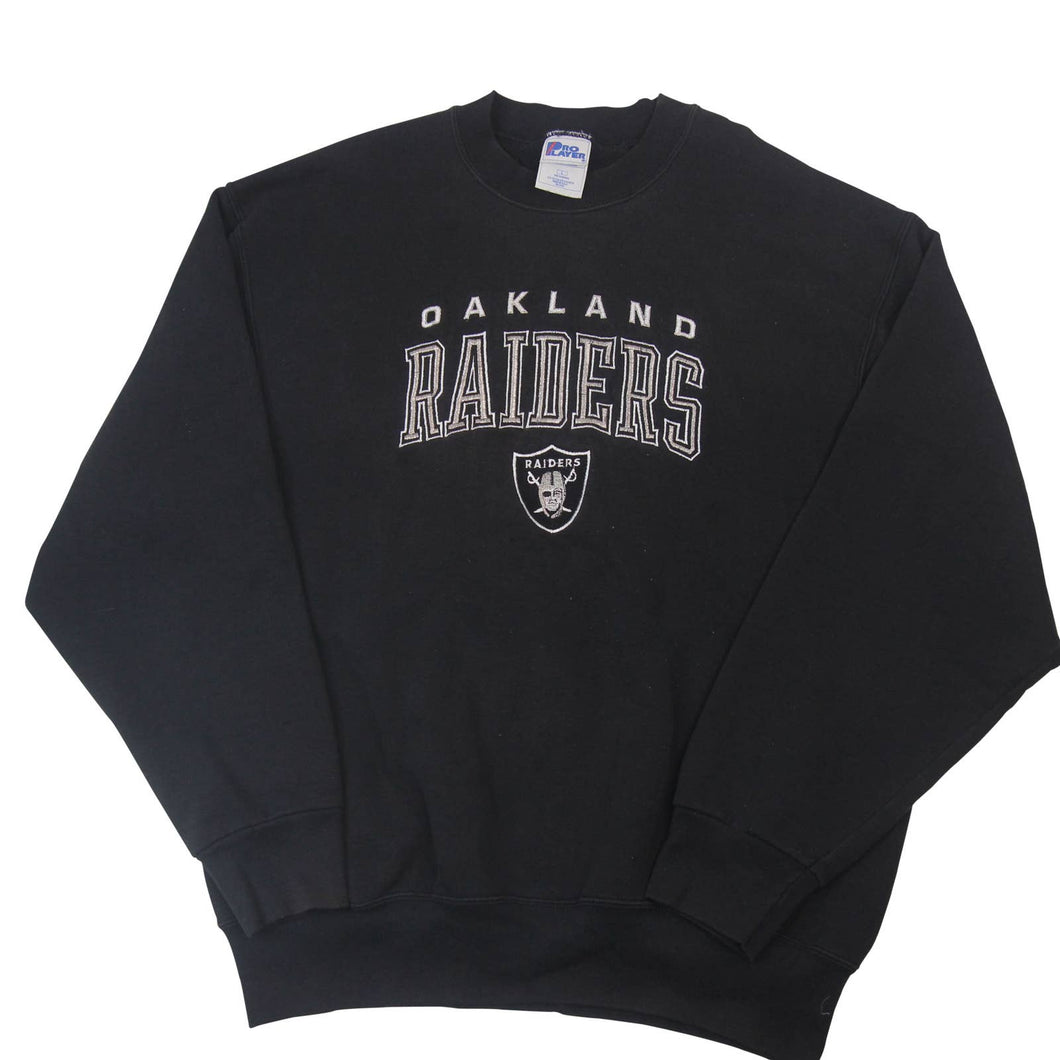 Vintage Pro Player Oakland Raiders Graphic Sweatshirt L Jak of