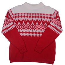 Load image into Gallery viewer, Vintage 70s Nordic Print Knit Sweater - WMNS M