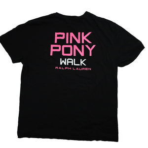 Polo Ralph Lauren Pink Pony Walk Graphic T Shirt - M