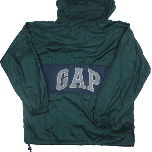 Vintage GAP Spellout Windbreaker Jacket - S