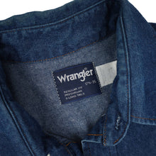 Load image into Gallery viewer, Vintage Wrangler Pearl Snap Down Denim Western Shirt - XL