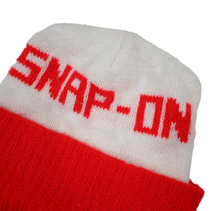 Vintage Snap On Tools Spellout Knit Beanie