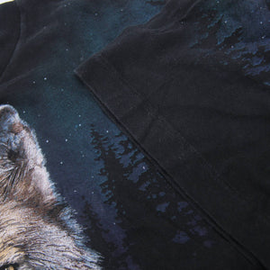 Vintage Wolf Graphic T Shirt - XL