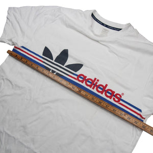 Vintage 90s Adidas Graphic Spellout T Shirt - XL