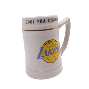 Vintage 2001 NBA Champions Lakers Mug Beer Stein - OS