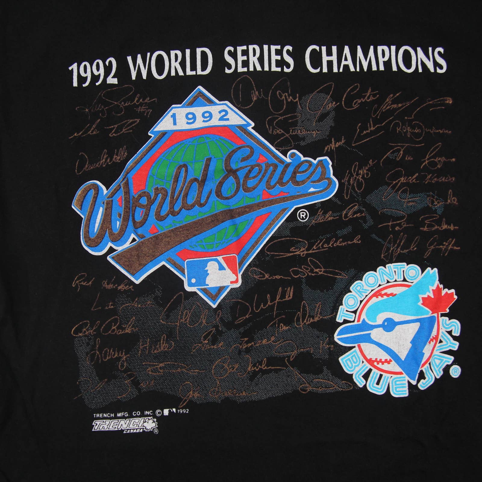 Vintage 1992 Toronto Blue Jays World Series Champions T - XL – Jak of all  Vintage
