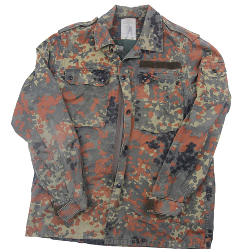 Vintage 1998 German Military Camo Field Combat Shirt - M