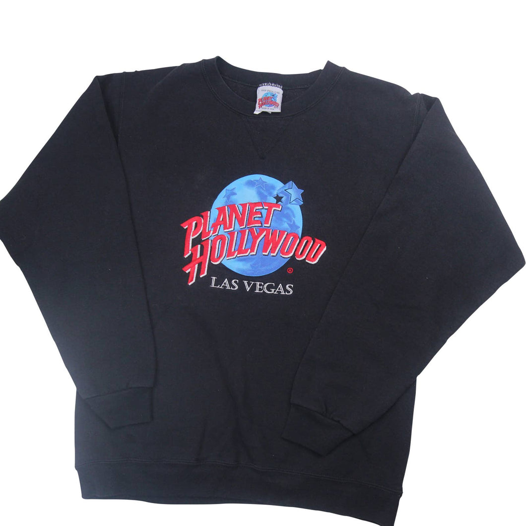 Vintage Planet Hollywood Las Vegas Embroidered Sweatshirt - M