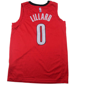 Nike Portland Trail Blazers #0 Dimian Lillard Swingman Jersey - M