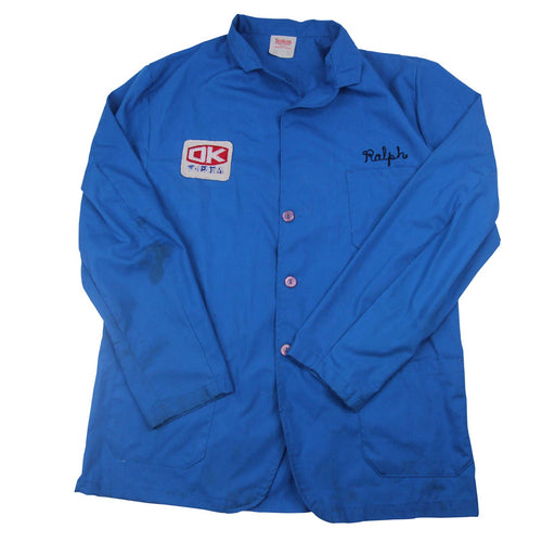 Vintage OK Tire Store Work Shirt - L