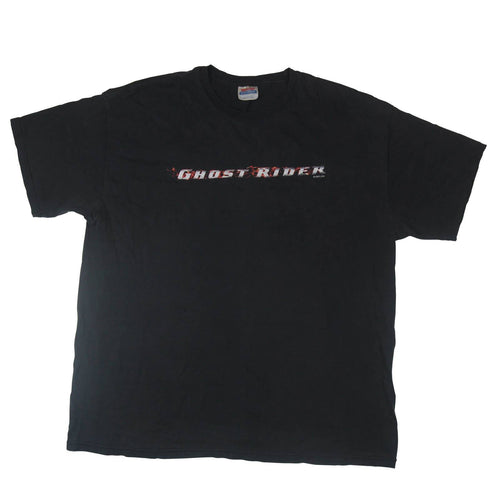 Vintage Y2k Ghost Rider Graphic Movie Promo T Shirt - XL