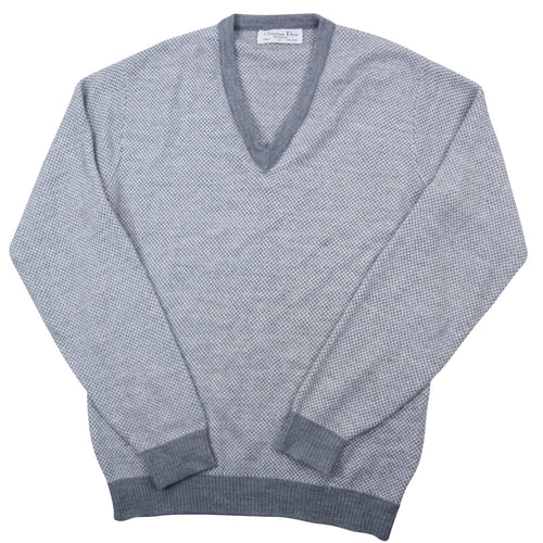 Vintage Christian Dior V-neck Sweater - L