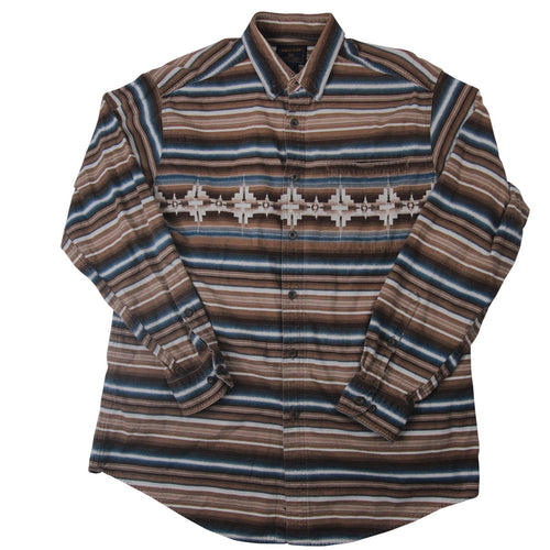 Vintage Woolrich Aztec Print Flannel Shirt - XL