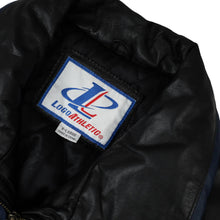 Load image into Gallery viewer, Vintage Logo Athletics Norte Dame Fighting Irish Sharktooth Leather Jacket - XL