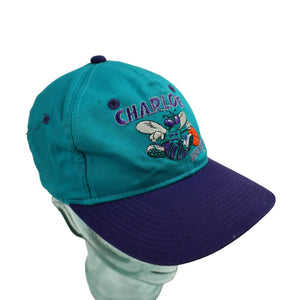 Vintage Charlotte Hornets Snapback Hat - OS