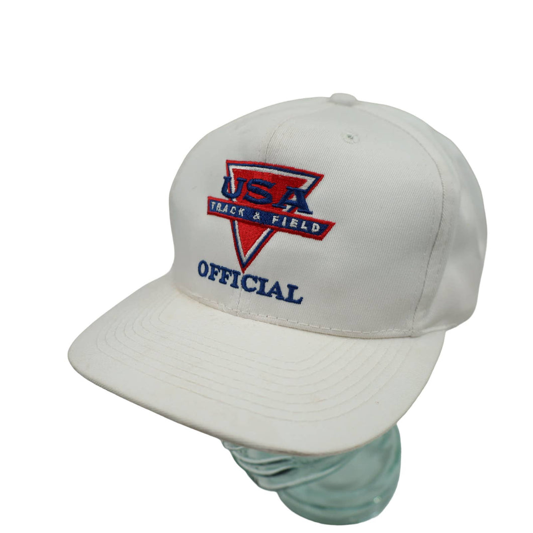 Vintage USA Track & Field Officials Hat - OS