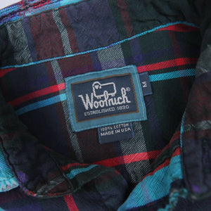 Vintage Woolrich Unique Plaid Flannel Shirt - M