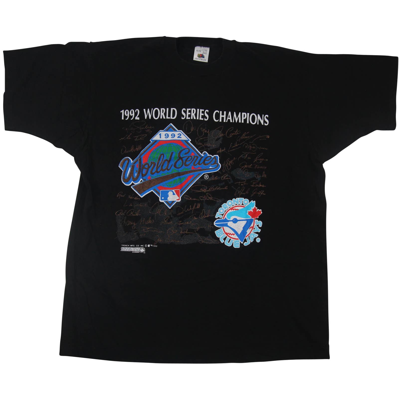 Vintage 1992 Toronto Blue Jays World Series Champions T - XL – Jak