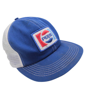 Vintage Pepsi Patch K-products Mesh Trucker Hat - OS