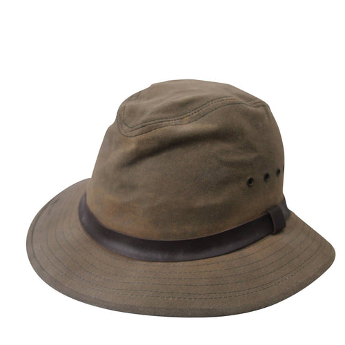 Vintage Filson Waxed Tin Cloth Hat - L