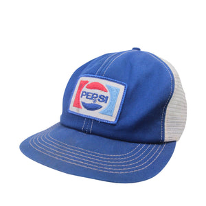 Vintage Pepsi Patch K-products Mesh Trucker Hat - OS