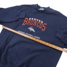 Load image into Gallery viewer, Vintage Denver Broncos embroidered Spellout Sweatshirt - M
