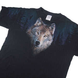 Vintage Wolf Graphic T Shirt - XL