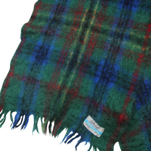 Vintage St.Michael Mohair & Wool Plaid Scarf - 62"