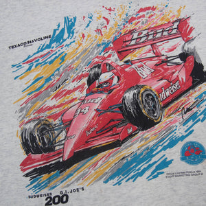 Vintage Budweiser / G.I. Joe 200 Indie Racing Graphic T Shirt - XL