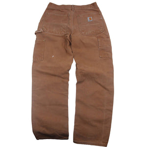 Vintage Carhartt Lightly Distressed Double Knee Canvas Pants - 31"