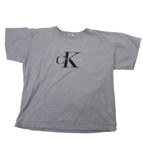 Vintage Calvin Klein Graphic Spellout T Shirt - S