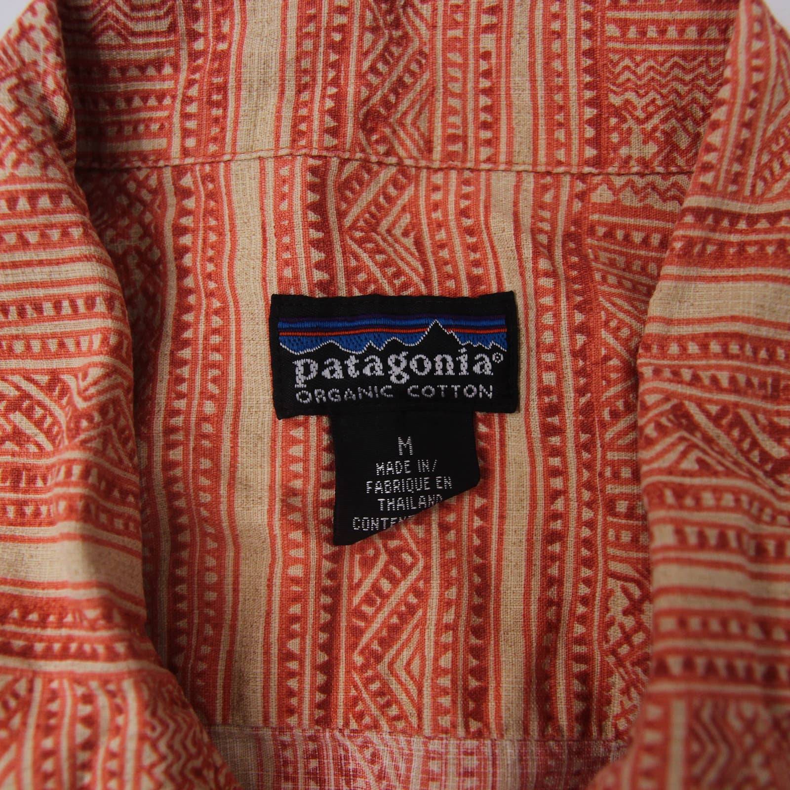 Vintage Patagonia Organic Cotton Allover Design Button Down Shirt