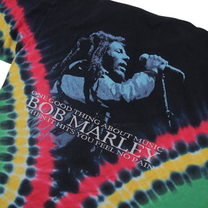 Vintage Bob Marley Tie Dye Graphic T Shirt - XL