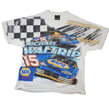 Load image into Gallery viewer, Vintage Chase Authentics Michael Waltrip Allover Print Nascar Graphic T Shirt - L