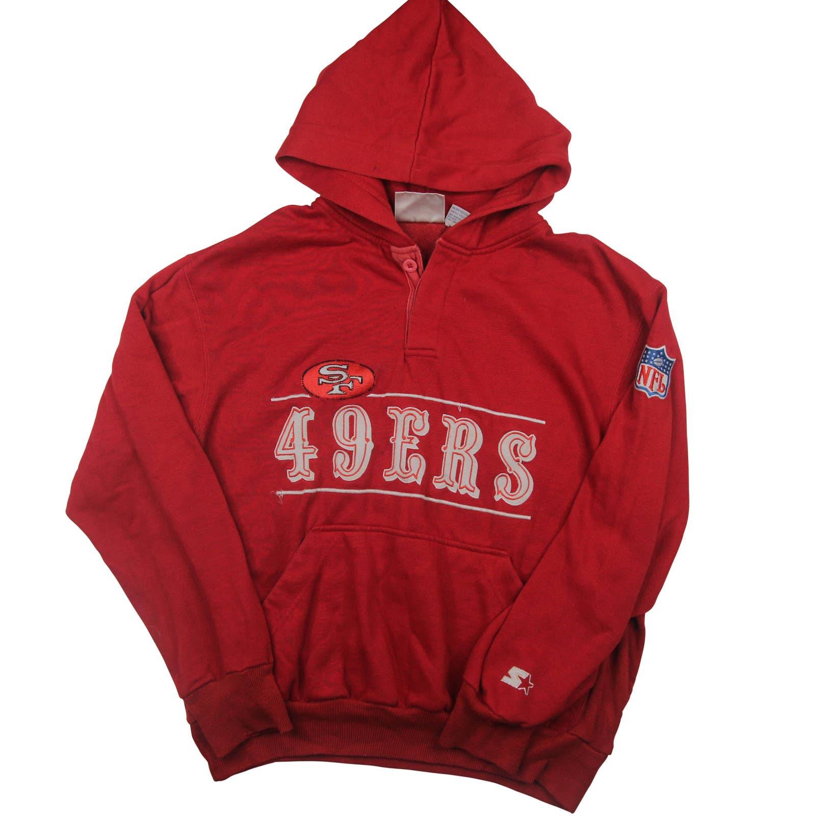 49ers vintage hoodie