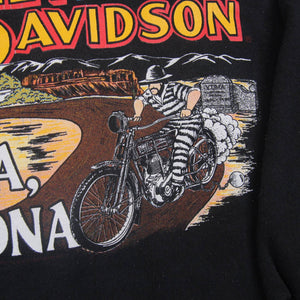 Vintage Harley Davidson V-twin Eagle Crest Graphic Sweatshirt